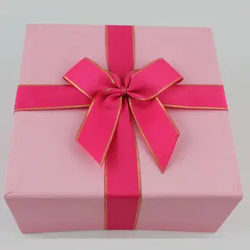 fashion grosgrain ribbon gift wrapping elastic band bow
