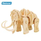 Dinosaur Craft Toy A400 Mammoth 3D Wooden Model Kit for Kids