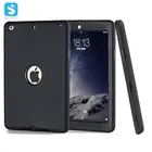 Heavy duty Shockproof silicone PC 3 in 1 full cover Tablet Case for Apple ipad Air 2