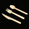 Eco Friendly Degradable Disposable Wooden Picnic Cutlery