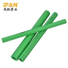 High pressure PN12.5-25 full size welding connect ppr pipe for water system supply ppr plastic pipe