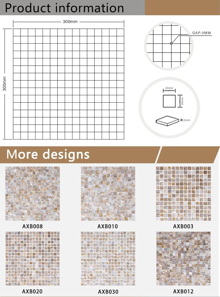 High Quality White Mother Of Pearl Tiles Shell Mosaic Price