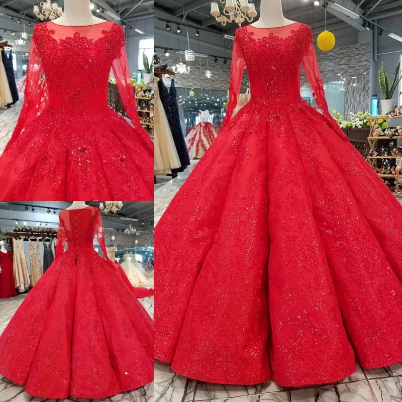 Occasion Rouge Bridal Red Tight Sweater Strapless Ruffle And Tulle