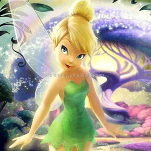 princess tinker bell new short blonde halloween cosplay party