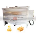 Wholesale 2 Basket Gas French Fries Fryer Potato Chips Deep Oil Frying Machine Price