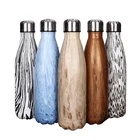 Personalized GV003 500ML/17OZ In Stock Double Wall Stainless Steel cola shaped Vacuum Insulated bottle thermos