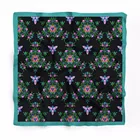 Promotion Logo Silk Printed Organza Silk Scarf Printers 140*140cm