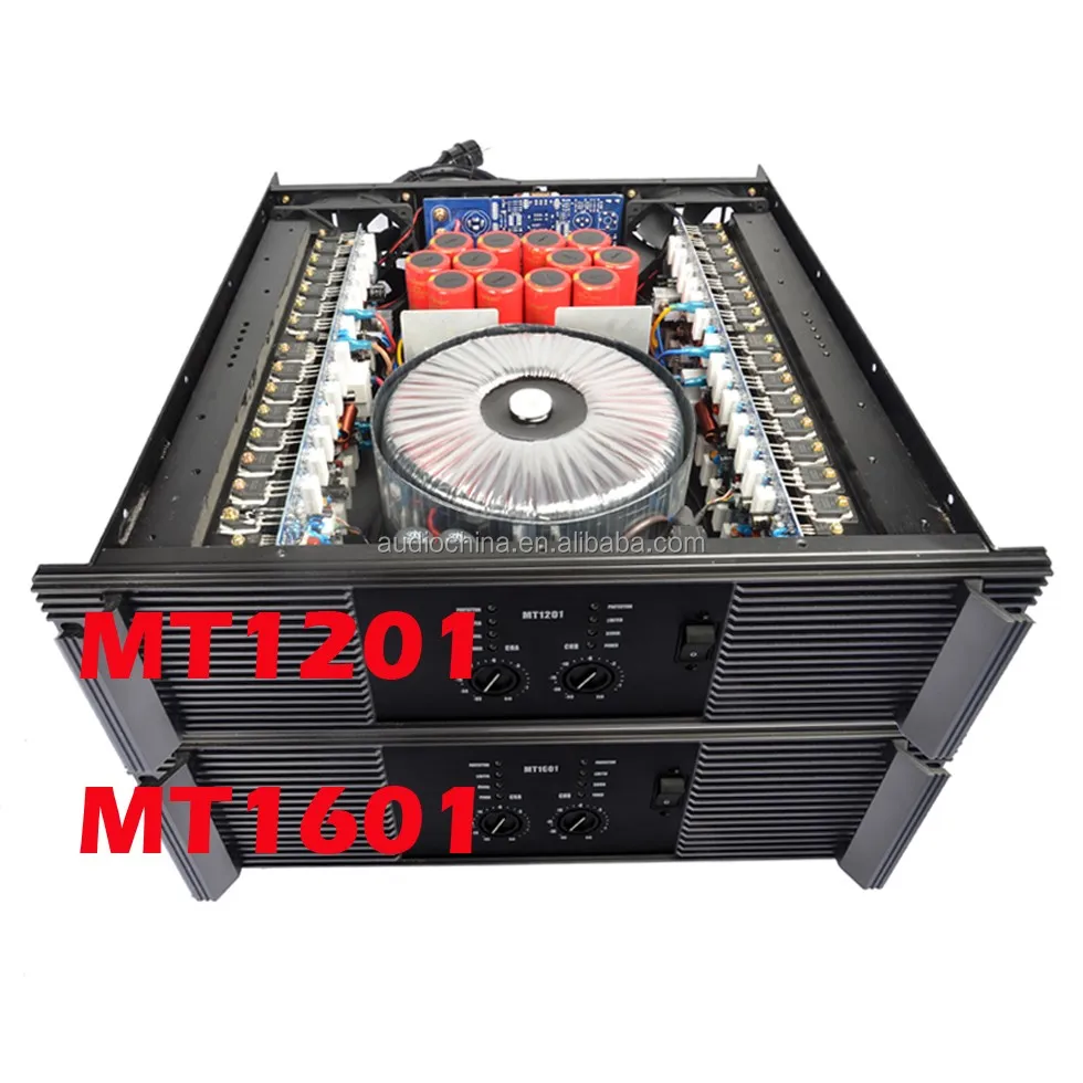power Amplifier MT1201 Class H 2ohm 2500W professional amplifier, View sound power amplifier