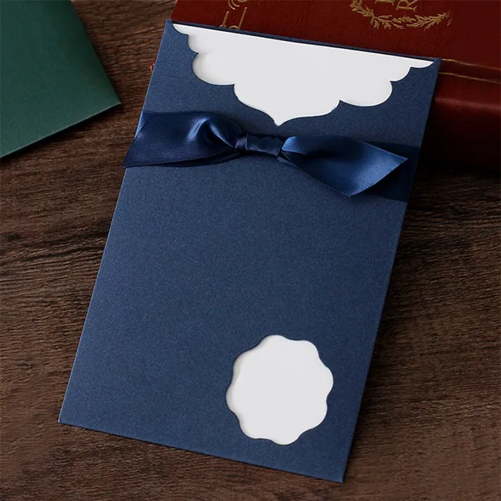 die-cutter artificial style promotional wedding invitation cards