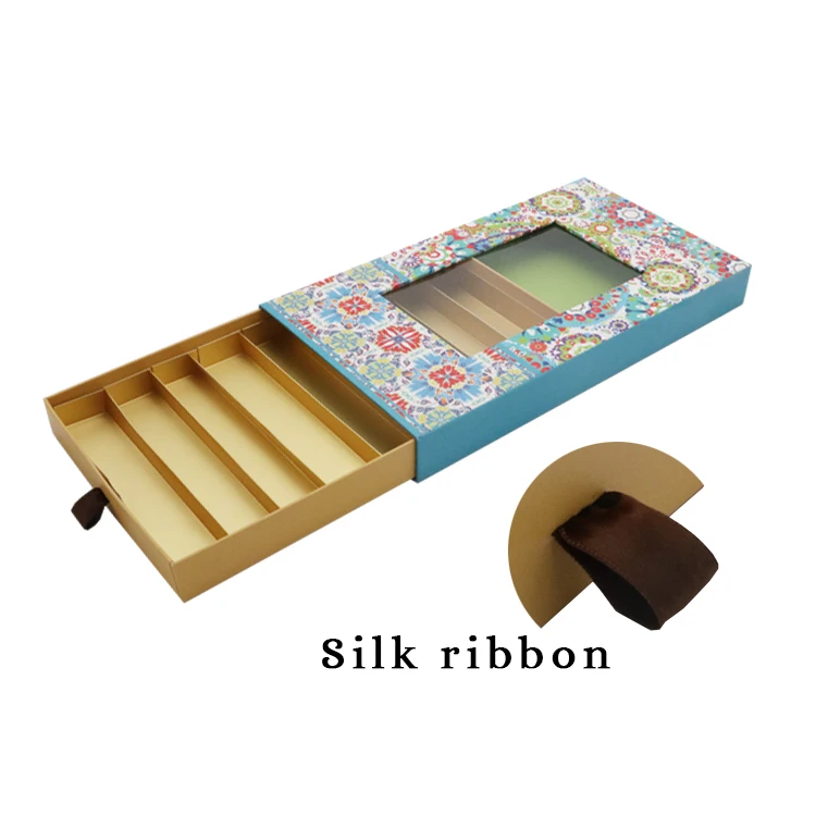 custom design fancy paper chocolate cardboard packaging box