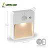 Wall Lamp 0.5W 5V Small Sensor Baby Night Lights USB Rechargeable Mini LED Light For Bedroom Wall Cabinet Lamp