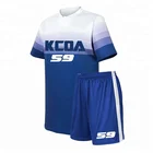 Professional custom football shirt maker soft cheap soccer jersey set