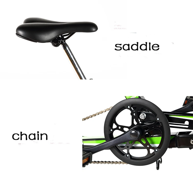 Baogl 12 inch fashion mini folding bike cheap aluminum road bike