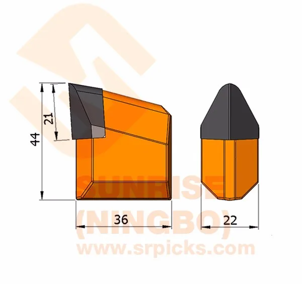 RT2 HDD carbide tipped backreamer cutting weld on carbide teeth, View