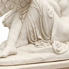 Carved Marble Angel Marble Hand Carved Marble Statue Hand Carved Stone Marble Angel Figure Cemetery Statues