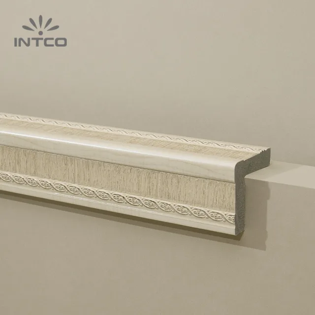 intco waterproof plastic inside decorative wall base moulding