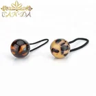 Girls hair accessories elastic hair band acetate round sphere decorate women luxury hair band