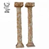 Outdoor nature sunset red marble columns