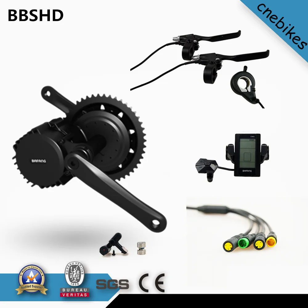complete bafang 1000w bbshd mid drive motor kit & battery