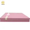 Customizable big pink cardboard large blank clothes apparel garment packaging gift box