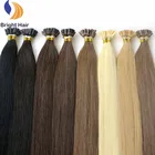 Hot selling products natura flat tip pre bonded fusion hair extensions