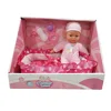Baby Doll 31cm reborn soft Silicone Carrier Kids Doll with Doll Carrier and accessories