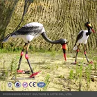 Theme park decoration silk animal shape lantern crane lantern