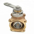 Elkhart Brass Body Bronze Casting Ball Stainless Steel Manual and Remote Operating Pressure Fire Truck Ball Valve