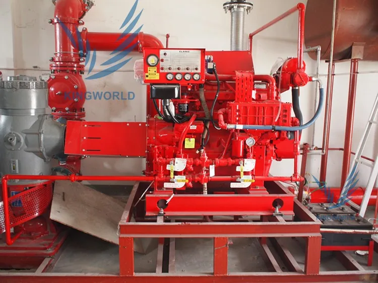 Fm Ul Listed Nfpa20 Diesel Engines Jockey Fuel Tank Aurora Fire Pump