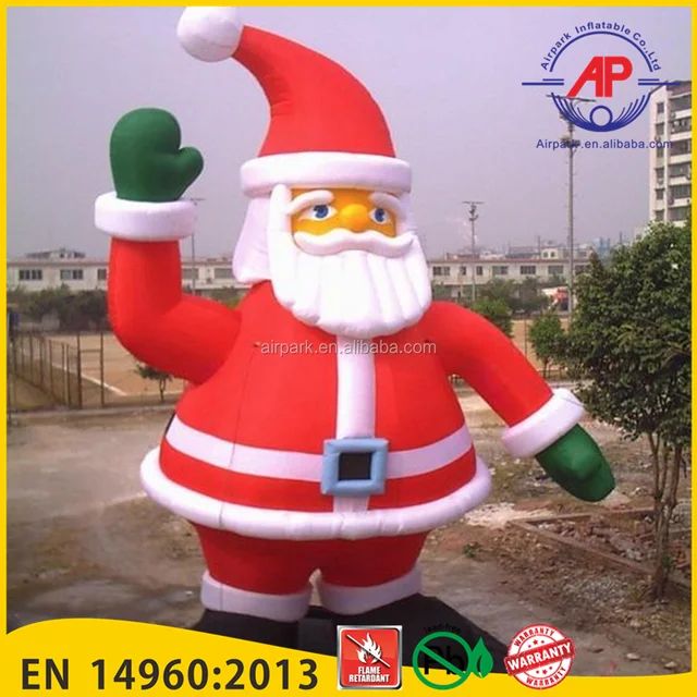 airpark 2016 hot sale inflatable santa claus, christmas