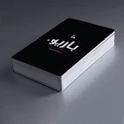 High Quality Plastic PVC Poker Waterproof Black Playing Cards Creative Gift Durable Poker