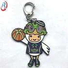 wholesale custom logo cheap soft rubber PVc Key ring /KeyChain