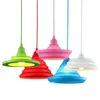 Silicone Ceiling Light Candy Colors Pendant Light Chandelier Lamp for Children's Room Living Room Restaurant Bar-Yellow