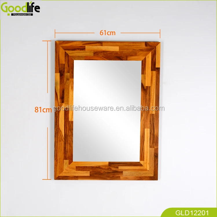 Finger Joint Teak Wood Wall Mount Bevel Mirror Buy Indian Teak Wood Wall Mount Mirror Mirror Like A Door Frame Burma Teak Wood Wall Mounted Shaving Mirror Product On Alibaba Com