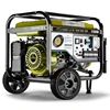 NEWLAND 5KW three phase 13HP gasoline engine electric start 100% copper wire generator with wheels and handle