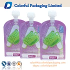 China hottest BPA reusable drinking bags food zipper bag clear drink stand up food grade spout pouch