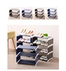 Shoe rack multi-layer simple household dustproof assembly fabric economy dormitory small multi-functional shoe cabinet