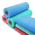 Colorful spunlace viscsoe cleaning cloths for household cleaning