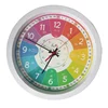 Study silent wall clock,wall learning clock for child