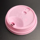 Custom Disposable Universal PP Plastic Coffee Cup Lid with Plug