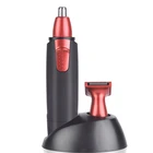 battery operated beard nose hair trimmer nose ear hair shaver