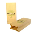 Customized Logo/size/shape Export Carton Fast Food Packaging Paper Craft Bag,Brown Craft Paper Bag