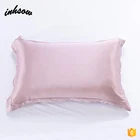 Custom Pink Silk Pillowcase 100% Silk Pillow Case Cover