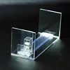 Plexi Expandable Wire Display Clear Acrylic Wipe Display With Spring Loaded