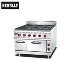 Restaurant Equipment 6 burner commercial gas ranges gas cooker stove