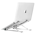 Popular aluminum fully portable foldable 6 level degree adjustable desktop laptop notebook stand riser