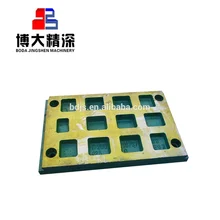 High quality Nordberg C140 C145 jaw crusher spare parts jaw plate for Metso