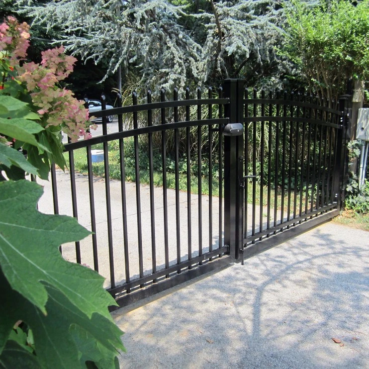 Vintage doppia ferro passeggiata gate, passaggio gate, cancello del giardino in vendita