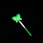 Butterfly Novelty Flashing Light Up Magic Optical Butterfly Wands Colorful LED Princess Luminous Stick LED Butterfly Wand Baton Toys