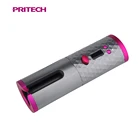 PRITECH Wireless USB Rechargeable Professional Electric Mini Automatic Hair Curler Ceramic